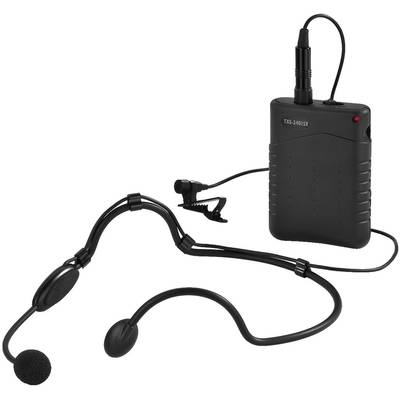 IMG StageLine TXS-2401SX Headset Beszéd mikrofon Átviteli mód:Rádiójel vezérlésű Kapcsoló
