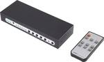 HDMI switch 5 portos Ultra HD audio Extractorral, SpeaKa
