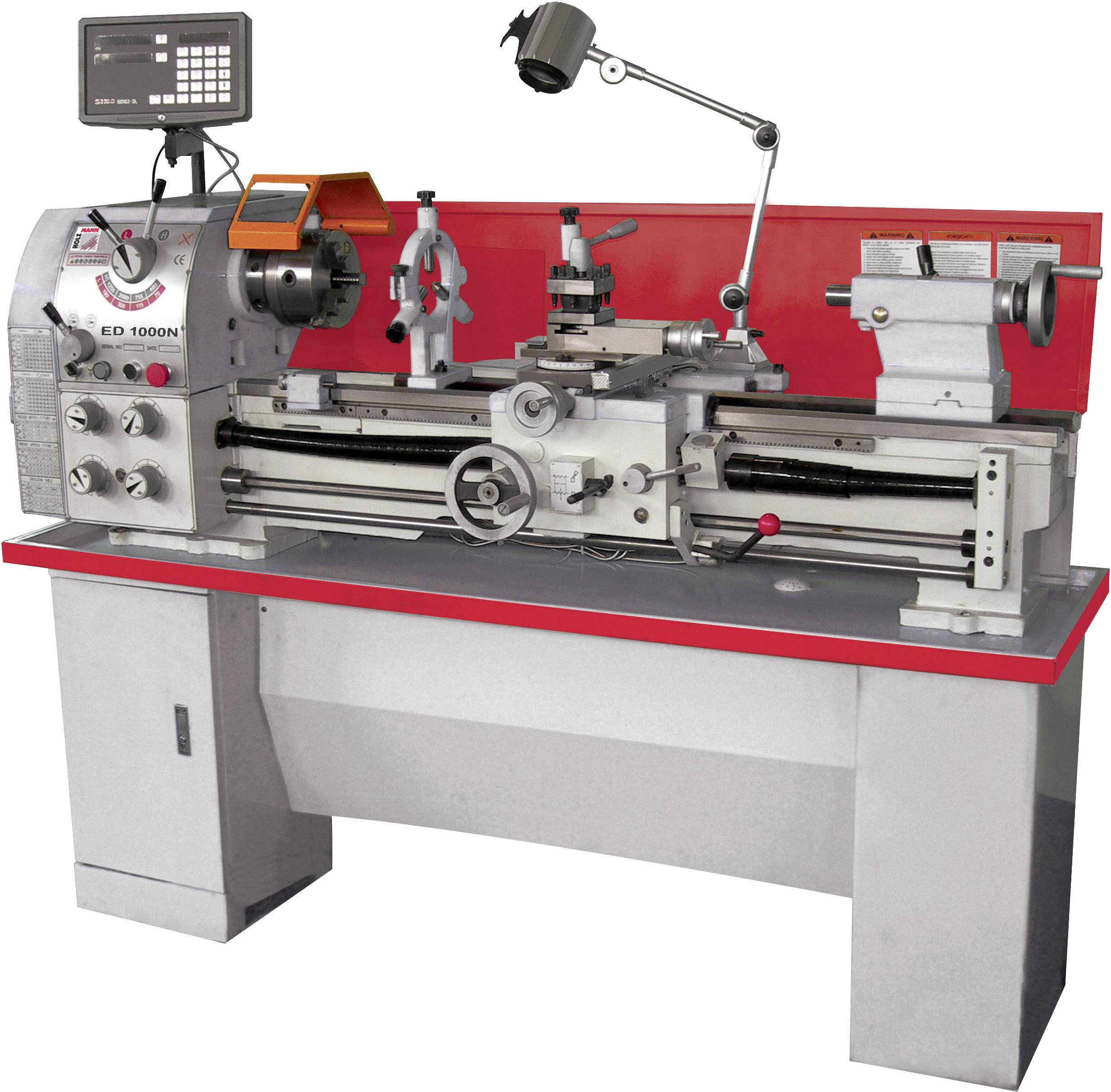 Holzmann Maschinen ED1000N_400V Fém Esztergagép 1100/1500 W