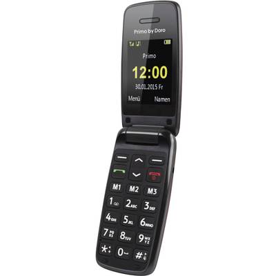 Primo by DORO 401 Kihajtható mobiltelefon időseknek  Piros