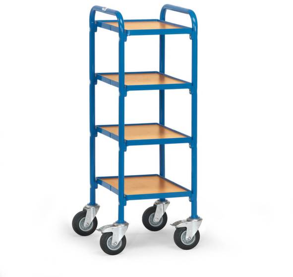 Fetra Hauptartikel 32920 Etagewagen Staal Poedercoating Laadvermogen (max.): 250 kg Stralend blauw (RAL 5007)