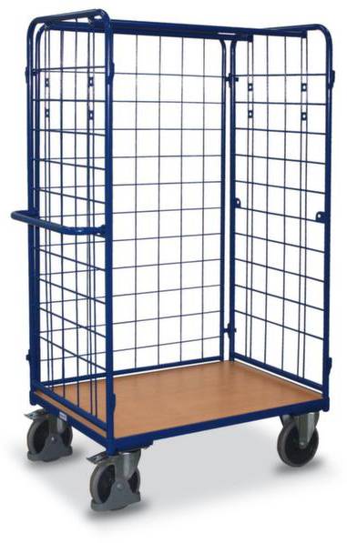 VARIOfit SW-800.306 Polcos kocsi Rögzítő Acél Porbevonatos Terhelés (max.): 500 kg Enciánkák (RAL 5010)