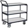 VARIOfit SW-500.657 ESD Zsúrkocsi Acél Porbevonatos Terhelés (max.): 250 kg Grafitszürke (RAL 7024)