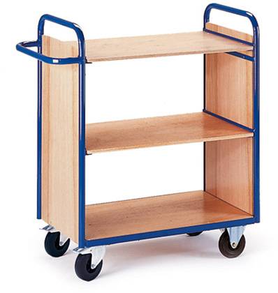ROLLCART Rollcart AUG 22 Polcos kocsi Rögzítő Acél Porbevonatos Terhelés (max.): 150 kg Enciánkák (RAL 5010)