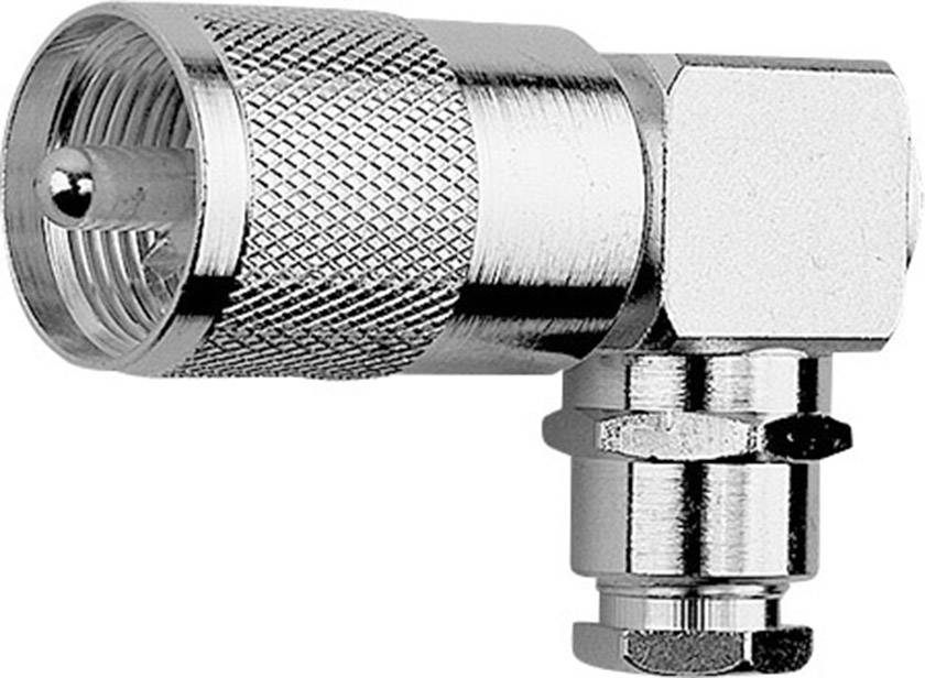 Telegärtner 100024340 100024340 UHF csatlakozó Dugó, hajlított 50 Ω 1 db