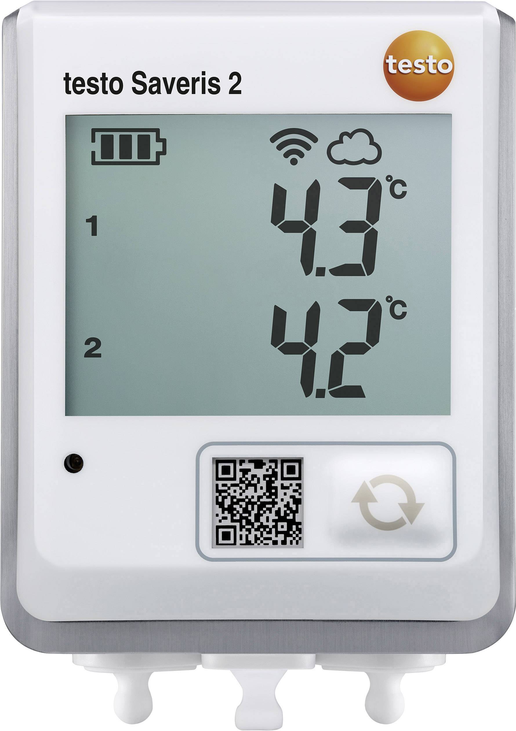 testo 0572 2032 Saveris 2-T2 Hőmérséklet adatgyűjtő Mérési méret Hőmérséklet -50 - 150 °C