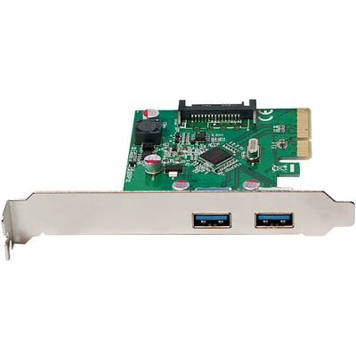 LogiLink PC0080 2 port USB 3.1 kontroller kártya USB-A PCIe