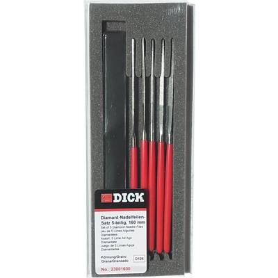 23001600 Gyémánt reszelőkészlet, 5 darab Hossz 160 mm 1 készlet