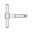 TOOLCRAFT 137843 Zárócsavar M6 50 mm DIN 6304 Acél Barnított 1 db