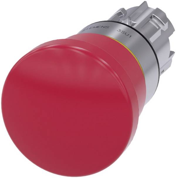 Siemens 3SU1050-1HA20-0AA0 Vészkikapcsoló, Gomba alakú kapcsoló vészkijárathoz    IP67/IP69 1 db