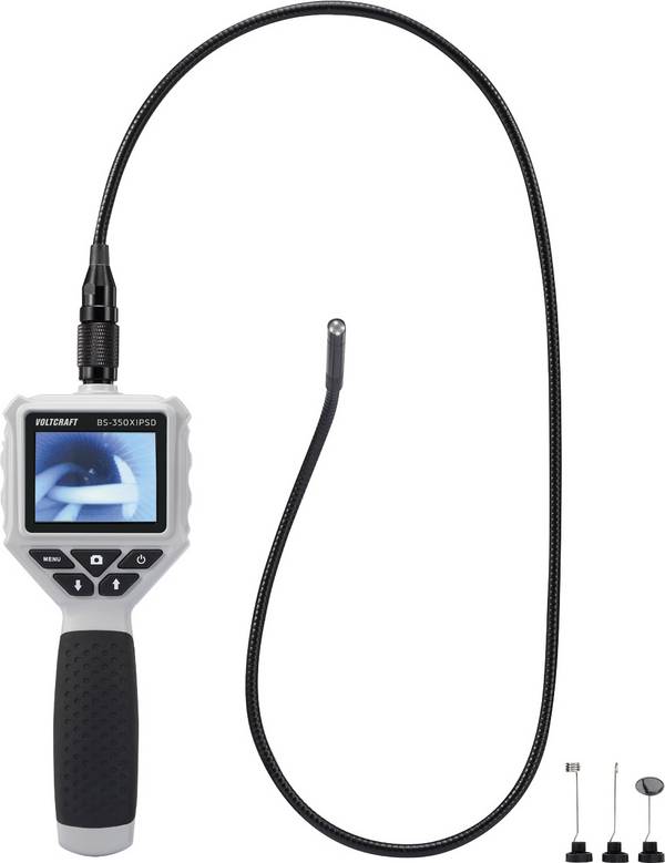 Endoszkóp kamera vízálló szondával Ø 8 mm, hossz 88 cm, VOLTCRAFT BS-350XIPSD