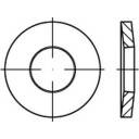 Szorító alátétek 24 mm 56 mm Rugóacél Foszfátozott 50 db TOOLCRAFT 138295