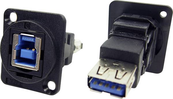 XLR adapter USB 3.0 B aljzat USB 3.0 A aljzathoz Adapter, beépíthető CP30206N CP30206N Cliff Tartalom: 1 db