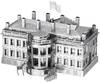 Metal Earth White House, Fehér ház makett, 3D lézervágott fémmodell építőkészlet 502632