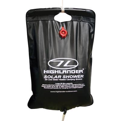 Hordozható zuhany, mobil zuhany, napelemes, 20 l, Highlander CP016