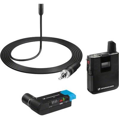 Sennheiser AVX-ME2 SET-3-EU Rátűzhető Kamera mikrofon Átviteli mód:Rádiójel vezérlésű Vezetékkel, Csíptetővel