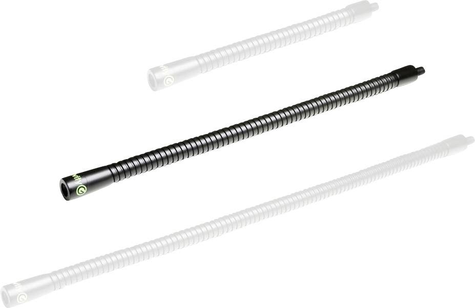 Rugalmas, fekete fényvezetősín zöld jelölésekkel a végeken, optikai jelátvitelre.