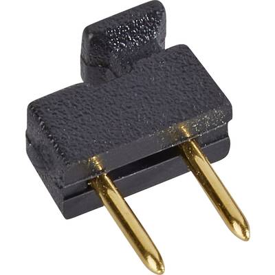 W & P Products 161-10-00-1 161-10-00-1 Rövidzár híd Raszterméret: 2.54 mm Pólusok száma sorozatonként:2 Tartalom: 1 db