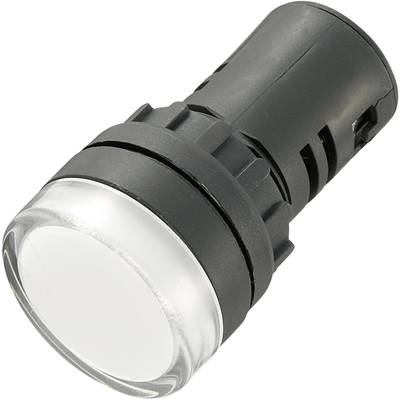 LED-es jelzőlámpa 230V fehér AD16-22DS/230V/W