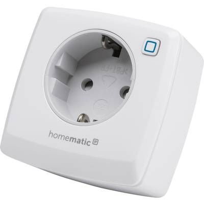 IP vezérelhető konnektor, rádiójel vezérelt dugaszoló aljzat, fogyasztásmérő funkcióval HomeMatic IP HMIP-PSM 140666A0A