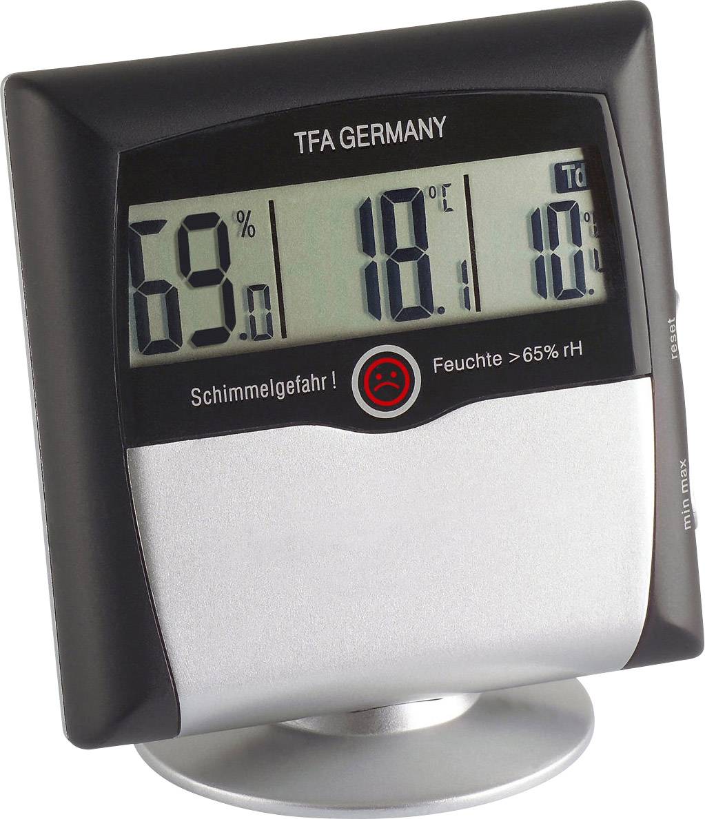 TFA Dostmann 30.5011 Légnedvesség mérő 0 % rF 99 % rF Olvadáspont-/penészesedés jelző