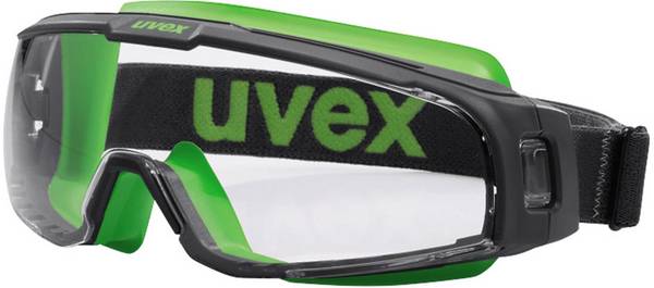 uvex u-sonic 9308245 Védőszemüveg UV-védelemmel Fekete, Zöld