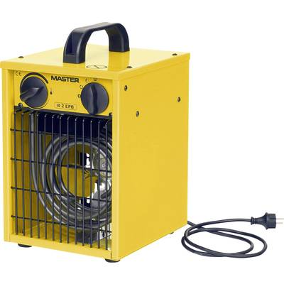 Elektromos fűtőventilátor, 1000/2000W, 30 m³, sárga/fekete, Master Klimatechnik B-2IT