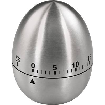 Konyhai időzítő, tojás (Ø x Ma) 55 x 75 mm, rozsdamentes acél, Xavax