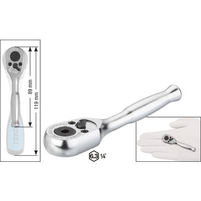 Hazet 863MBIT Bit racsni 1/4" (6,3 mm) 89 mm