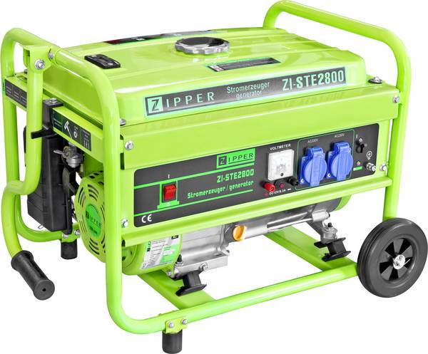 Aggregátor, áramfejlesztő 2,8 kW 230 V 45 kg 4 ütemű motor, Zipper ZI-STE2800