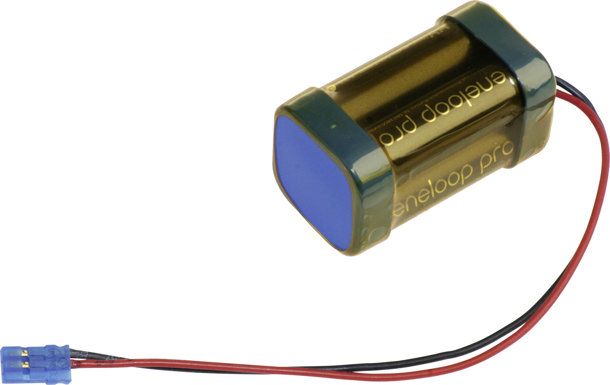 Panasonic eneloop Pro F2x2 Graupner Akkucsomag Cellaszám: 4 Elem- és akkuméret: Ceruza (AA) Kábel, Dugó NiMH 4.8 V 2450 mAh