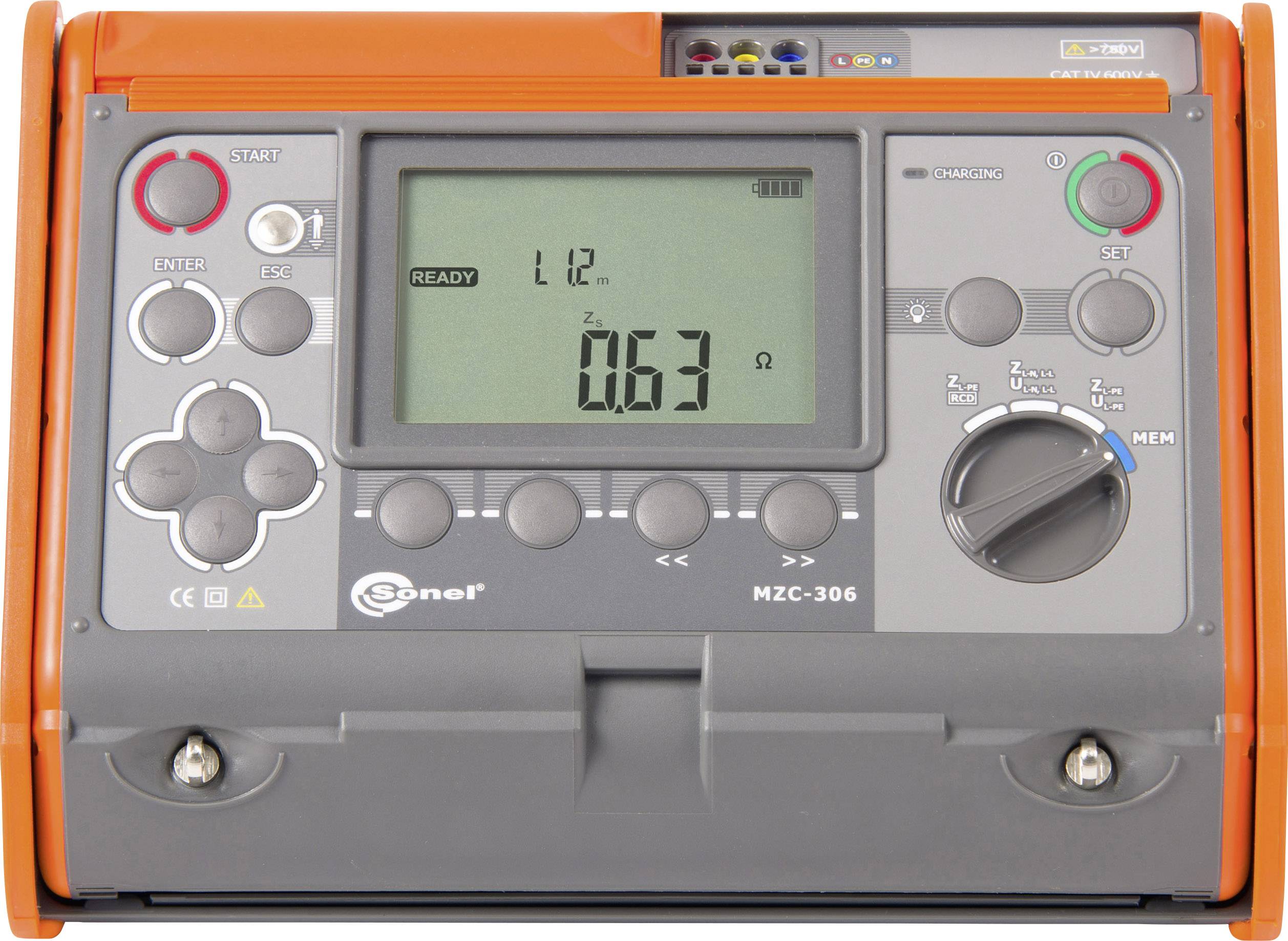 Sonel MZC-306 Telepítés teszter