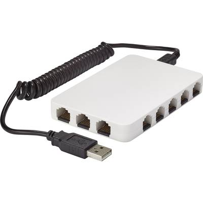 Hálózati switch, RJ45 USB tápellátással 8 port 100 Mbit/s, renkforce