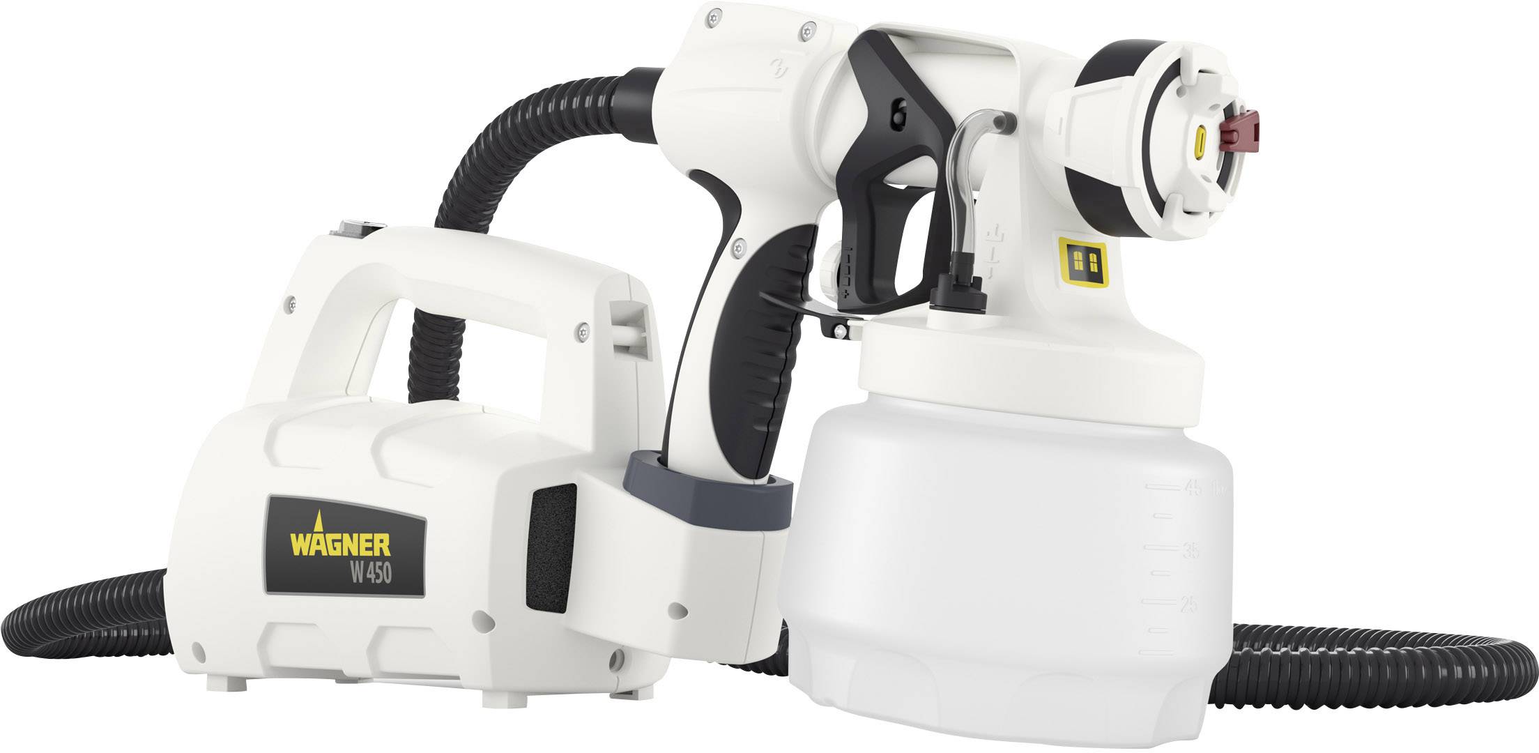 Wagner WallSprayer W 450 Festékszóró rendszer 460 W Szállítási mennyiség (max.) 230 ml/perc