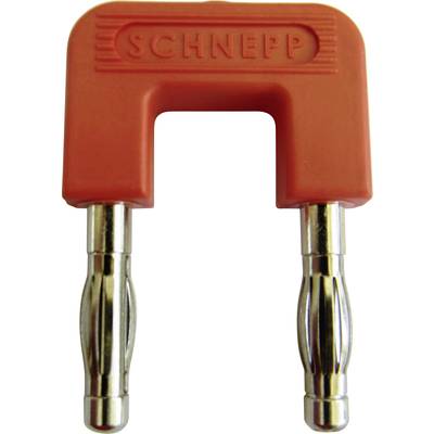 Schnepp 19/4rt Rövidre záró dugó Piros Tű átmérő: 4 mm Stift távolság: 19 mm 1 db 