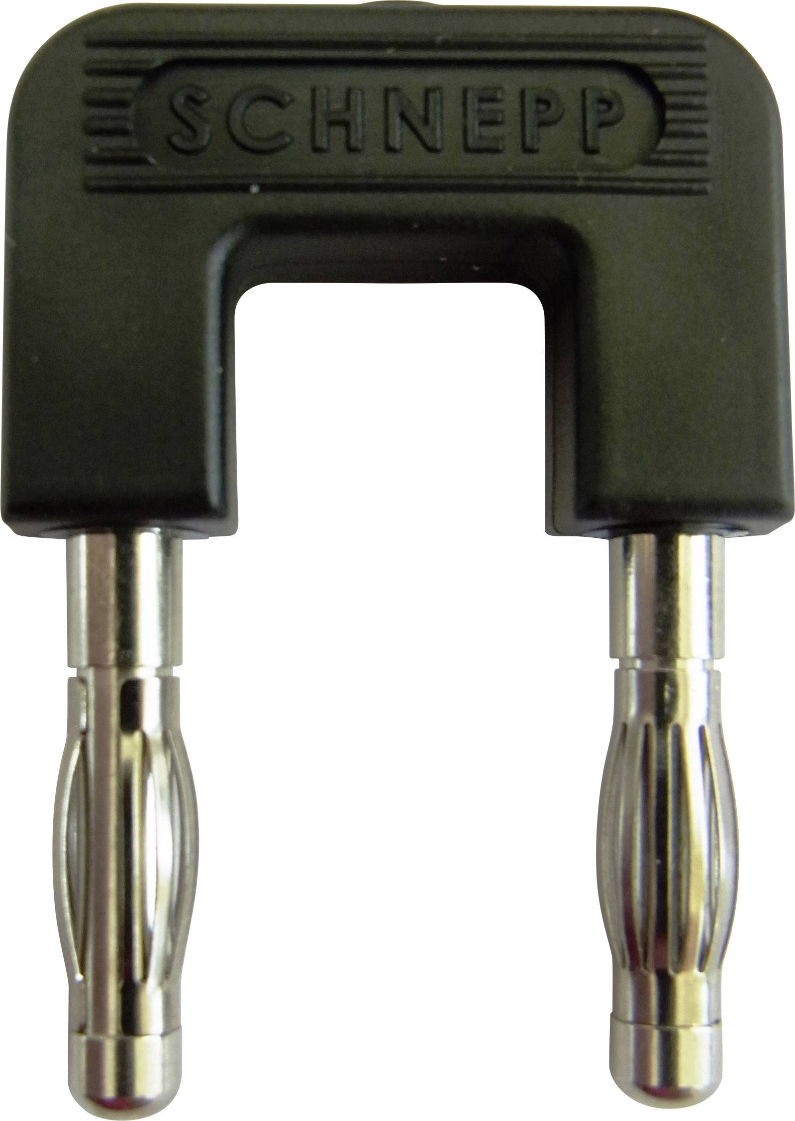 Rövidre záró dugó Fekete tű átmérő: 4 mm Stift távolság: 19 mm Schnepp 19/4sw 1 db