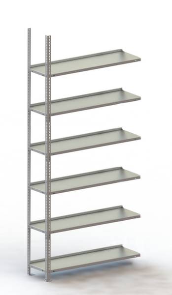 META Regalbau 68600 Aktapolc ráépíthető modul (Sz x Ma x Mé) 1002 x 1850 x 304 mm Acél Porbevonatos Élénk szürke Fém padló