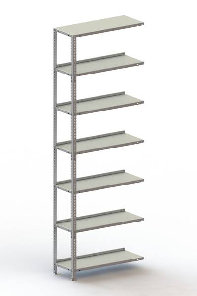 META Regalbau 74635 Aktapolc ráépíthető modul (Sz x Ma x Mé) 752 x 2200 x 300 mm Acél Cinkezett Ónozott Fém padló