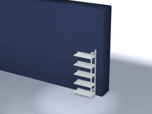 Orion Regalsysteme HKA17307EX Aktapolc ráépíthető modul (Sz x Ma x Mé) 760 x 1750 x 335 mm Acél Műanyag bevonatú Élénk szürke Fém padló
