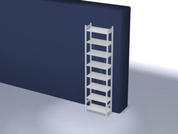 Orion Regalsysteme HKG27307EX Aktapolc alapmodul (Sz x Ma x Mé) 810 x 2700 x 335 mm Acél Műanyag bevonatú Élénk szürke Fém padló