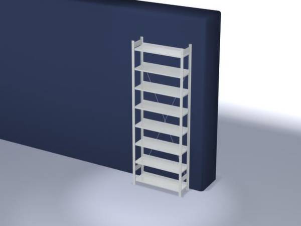 Orion Regalsysteme HKG27310EX Aktapolc alapmodul (Sz x Ma x Mé) 1060 x 2700 x 335 mm Acél Műanyag bevonatú Élénk szürke Fém padló