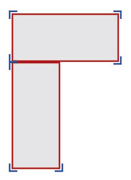 BRB Lagertechnik 48544 Polc sarokpolc 265 kg (Sz x Ma x Mé) 910 x 1800 x 500 mm Acél Műanyag bevonatú Enciánkék Fa padló