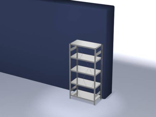 Orion Regalsysteme HZG20510XL Polc alapmodul 140 kg (Sz x Ma x Mé) 1060 x 2000 x 535 mm Acél Cinkezett Ónozott Fém padló