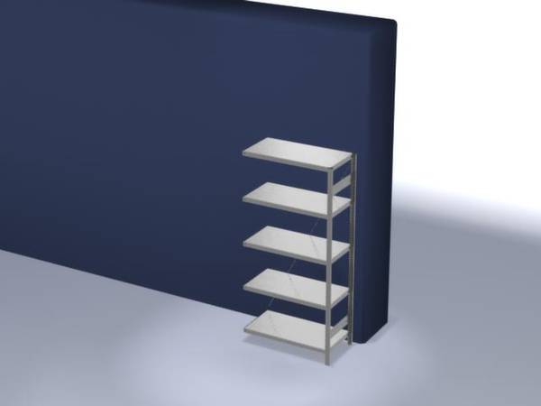 Orion Regalsysteme HZA20510XL Polc ráépíthető modul 140 kg (Sz x Ma x Mé) 1.01 x 2 x 53.5 m Acél Cinkezett Ónozott Fém padló