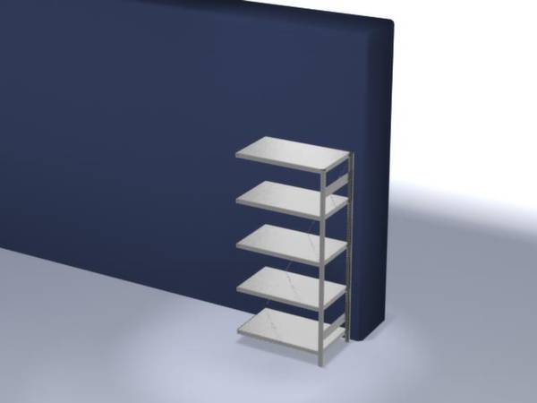 Orion Regalsysteme HZA20610XL Polc ráépíthető modul 140 kg (Sz x Ma x Mé) 1.01 x 2 x 63.5 m Acél Cinkezett Ónozott Fém padló
