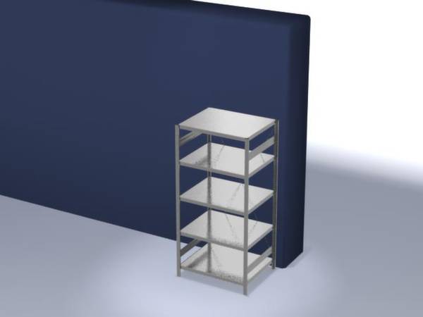 Orion Regalsysteme HZG20810XL Polc alapmodul 130 kg (Sz x Ma x Mé) 1.06 x 2 x 83.5 m Acél Cinkezett Ónozott Fém padló