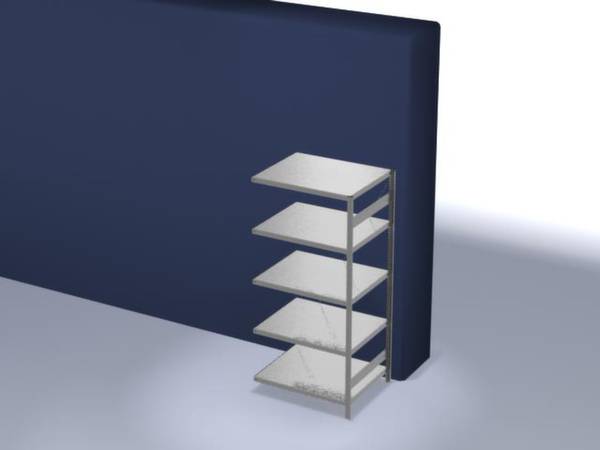Orion Regalsysteme HZA20810XL Polc ráépíthető modul 130 kg (Sz x Ma x Mé) 1.01 x 2 x 83.5 m Acél Cinkezett Ónozott Fém padló