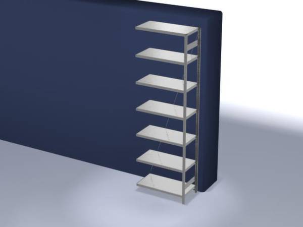 Orion Regalsysteme HZA30510XL Polc ráépíthető modul 140 kg (Sz x Ma x Mé) 1010 x 3000 x 535 mm Acél Cinkezett Ónozott Fém padló