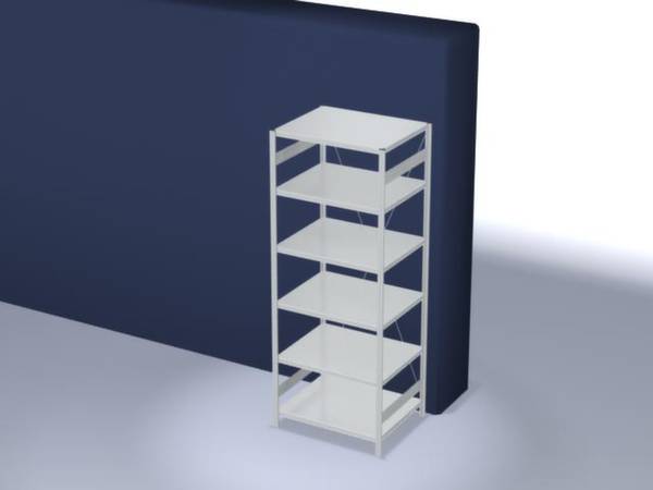 Orion Regalsysteme HKG25810XL Polc alapmodul 130 kg (Sz x Ma x Mé) 1.06 x 2.5 x 83.5 m Acél Műanyag bevonatú Élénk szürke Fém padló