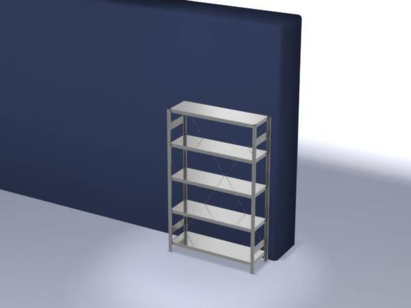 Orion Regalsysteme HZG20413XL Polc alapmodul 180 kg (Sz x Ma x Mé) 1360 x 2000 x 435 mm Acél Cinkezett Ónozott Fém padló